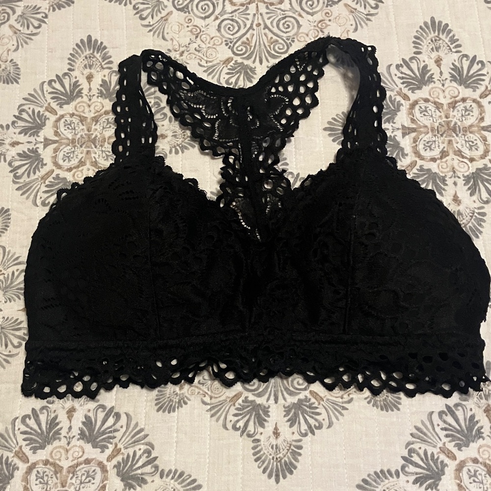 Elegant Black Lace Bralette